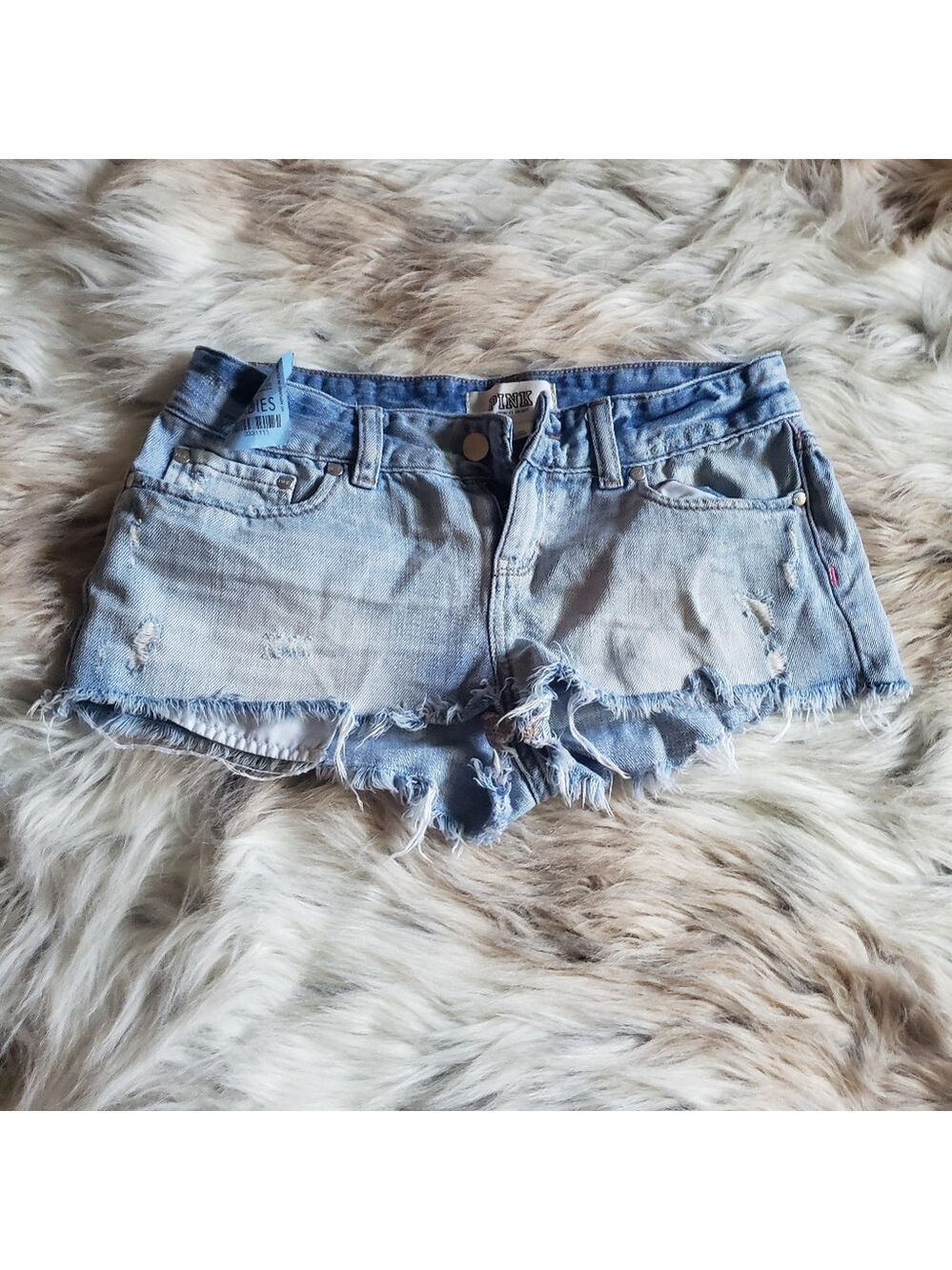 VS Pink Denim Shorts